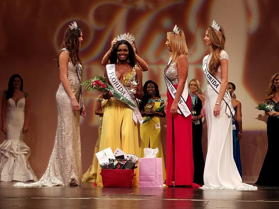 Swimwear fashion show at Miss Florida United States!