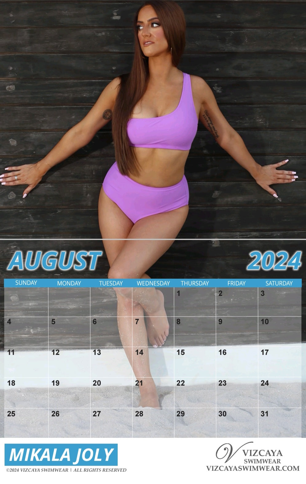 2024 Miss Vizcaya Swimwear Calendar - Available now!