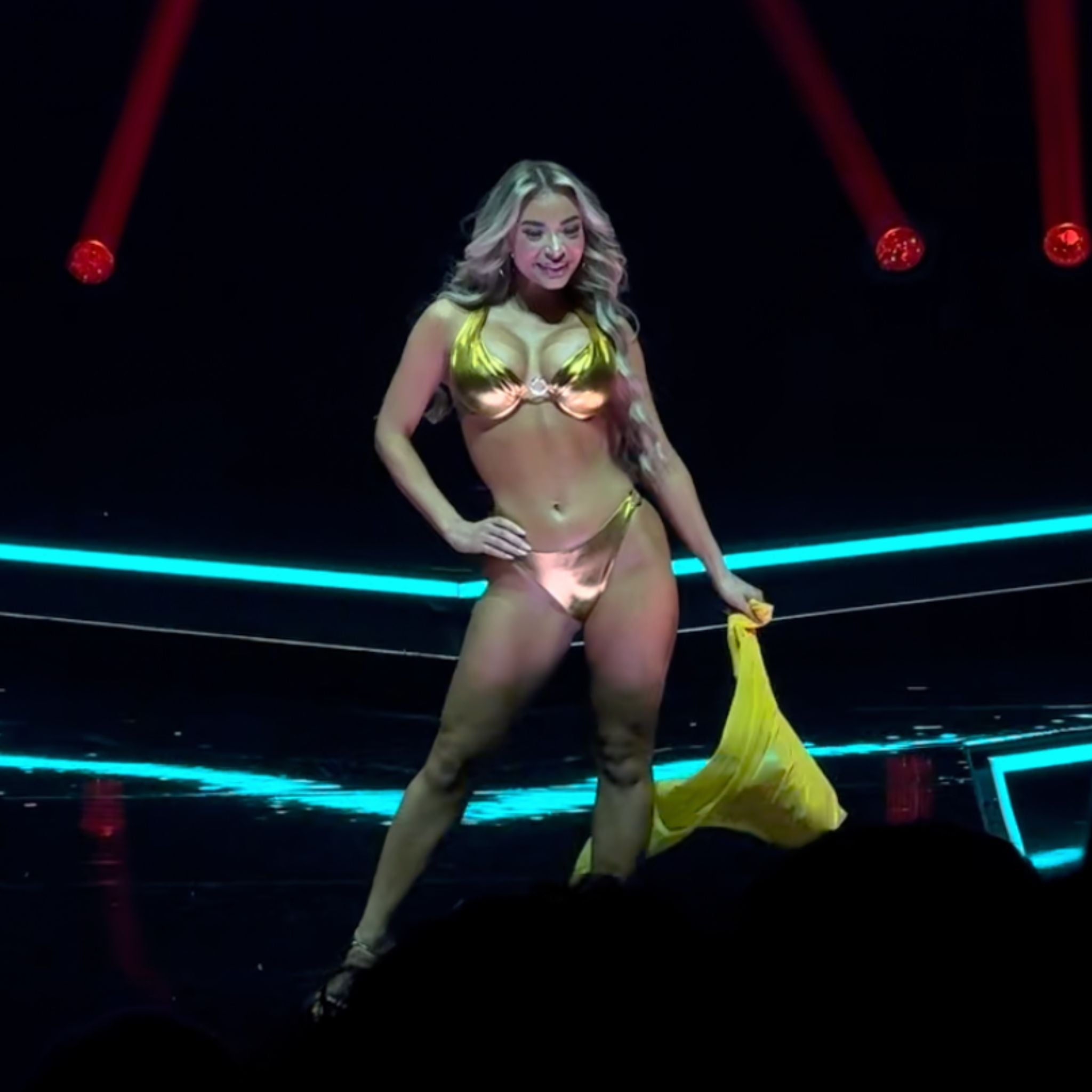 Gold Competition Swimsuit