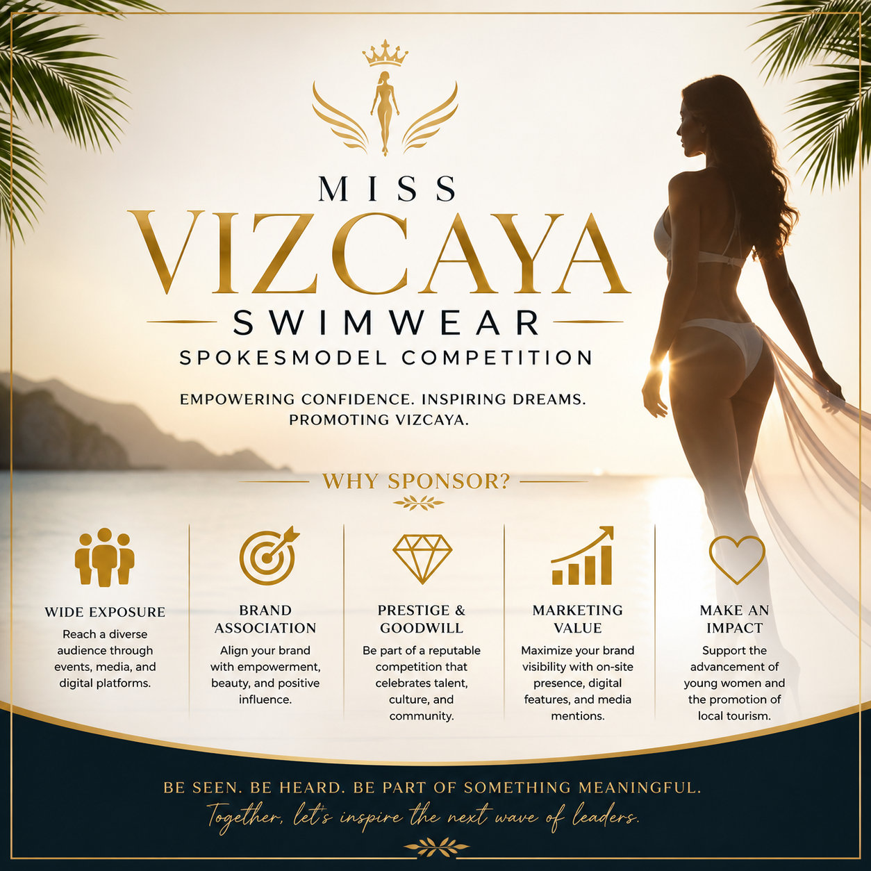 Miss Vizcaya Swimwear 2026 Sponsorship Opportunities